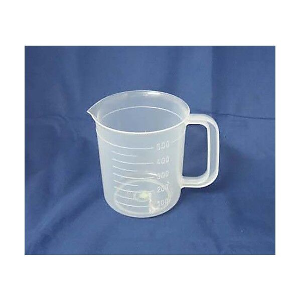 PE手付ビーカー(Ralic) M4-450-01 ５００mL 61-3518-81 1個