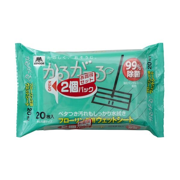山崎産業 カルガールフローリング用ウェットシート 2PK...