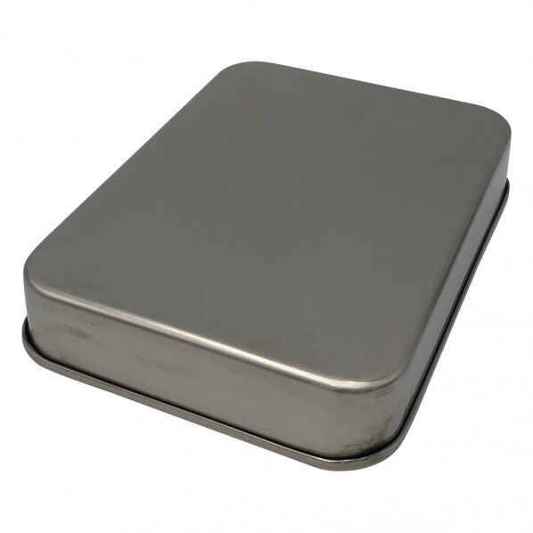 ステン蓋付バット 5-173-08 1個