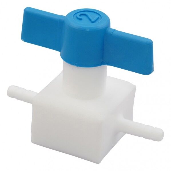 フッ素樹脂製二方コック