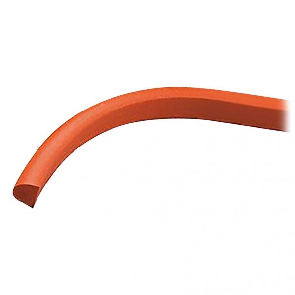 シリコーンスポンジ紐 甲丸 赤 7mm×6mm 3-3218-12 1m