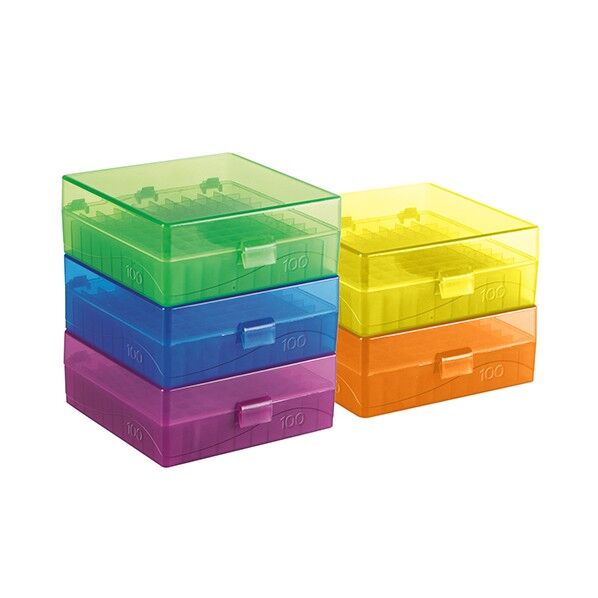 ストレージボックス HS120044 アソート 141×151×57mm 100本収納 3-6089-02 1