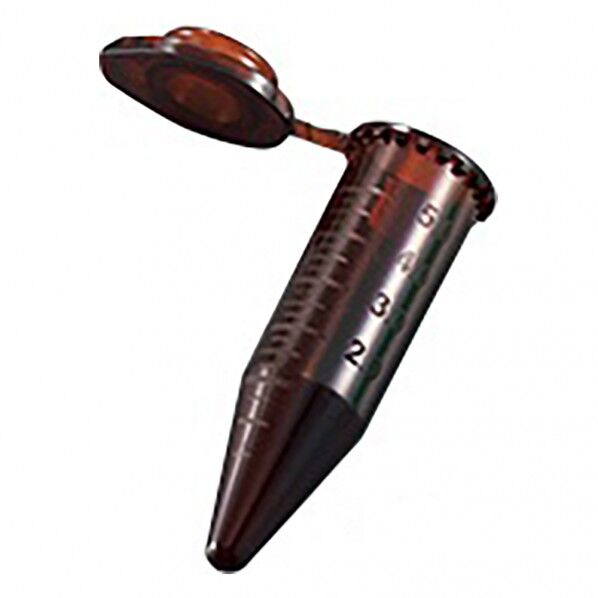 5mL遠心チューブ 1410-S7(アンバー) 滅菌済 100個/袋×10袋入 3-6344-04 1