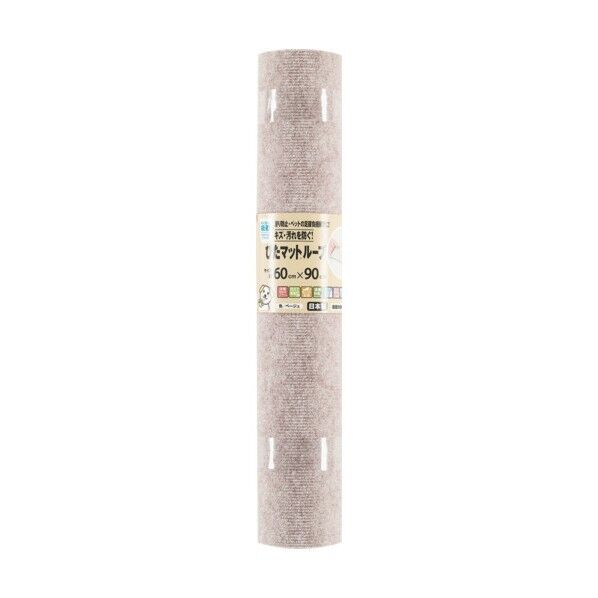 吸着ぴたマット ループ 丸巻 ベージュ 60×90cm KPL-BE-6090 1個