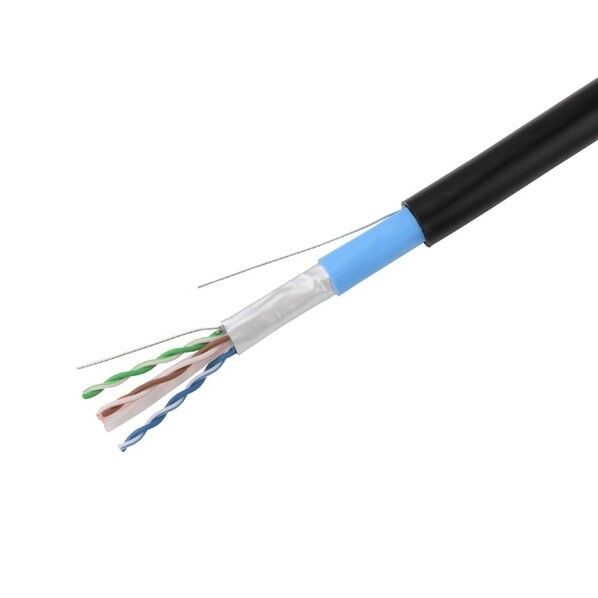 日本製線 1Gbps伝送対応 Cat.6 U/UTP 屋外用ケーブル (シールド) 10m巻 0.54PNSGDT6SLAP10 1点...