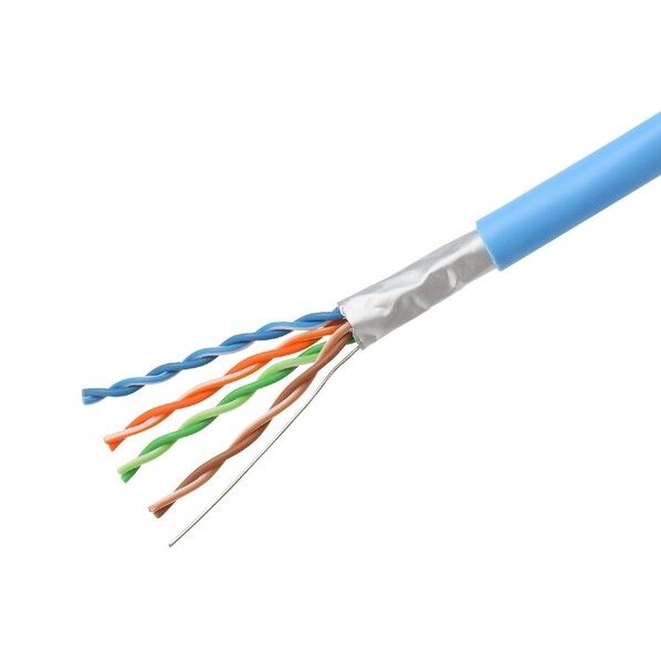 日本製線 Cat.5e F/UTP 一括遮蔽シールド LSZHケーブル 300m巻 水 0.54PEMNSEDTSSB 1点...