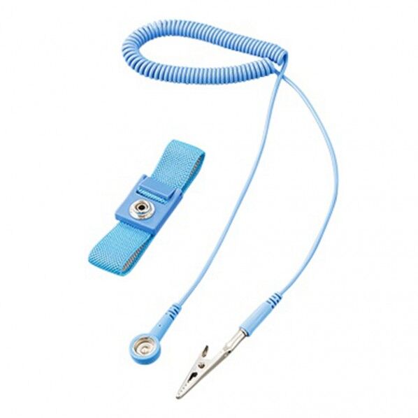 リストストラップ(コード付きタイプ) WBCR-18Blue 3-6721-01 1
