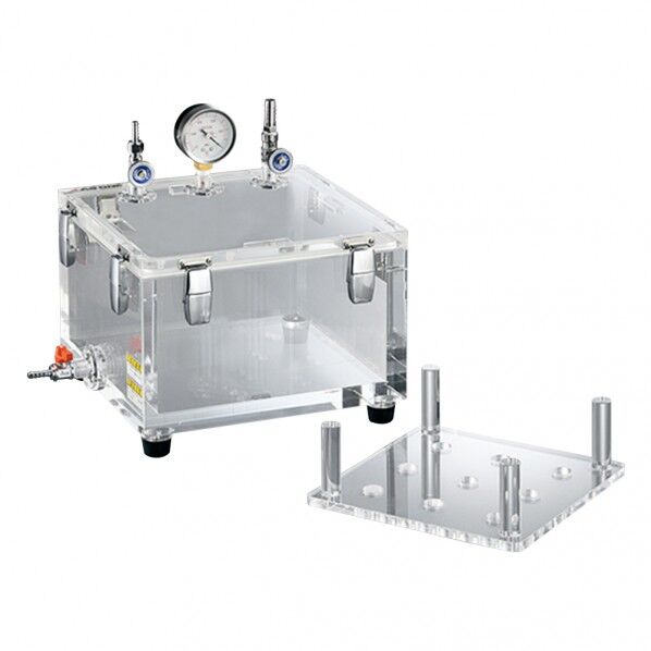 リークテスト用真空デシケーター 300×300×220