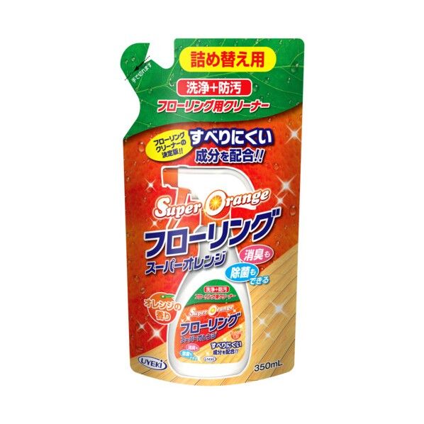 住居用多目的クリーナー スーパーオレンジ フローリング （詰め替え用）350mL 156616 1個