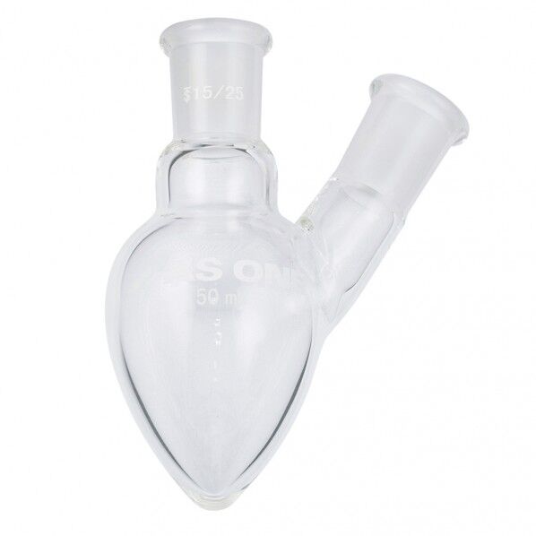 二口梨型フラスコ FP2-50-1525 50mL 3-9942-01 1個