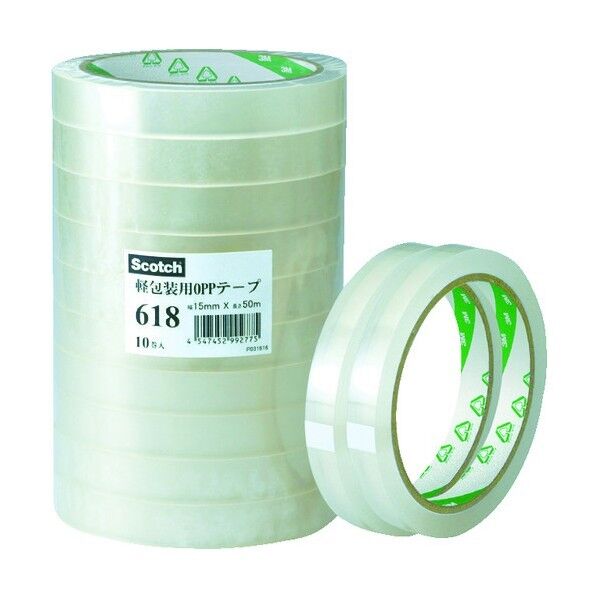 スコッチ 軽包装用OPPテープ 618