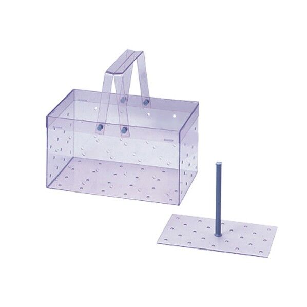 角型洗浄槽 バスケット 300×490×250mm 4-040-02 1個