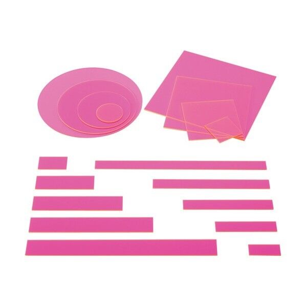 アクリルホビー材 アクリル板 蛍光ピンク