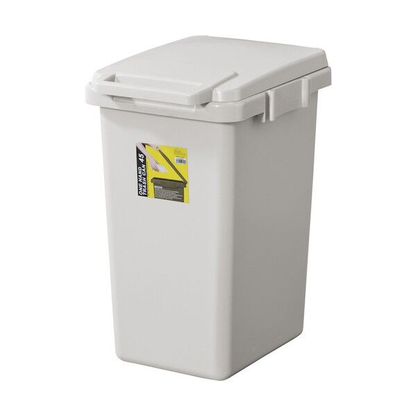 ワンハンドトラッシュカン45L グレー LFS-845GY