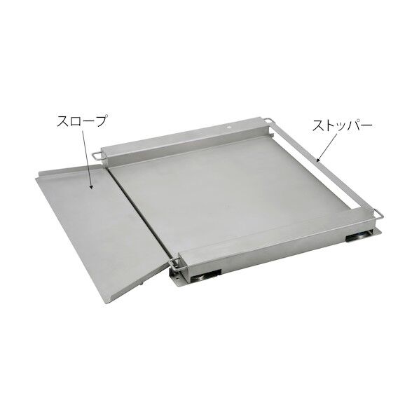 ※法人専用品※田中衡機工業所 オールステンレス ピットレス式フロアースケール用ストッパー UTT2-S OP-03 1点...
