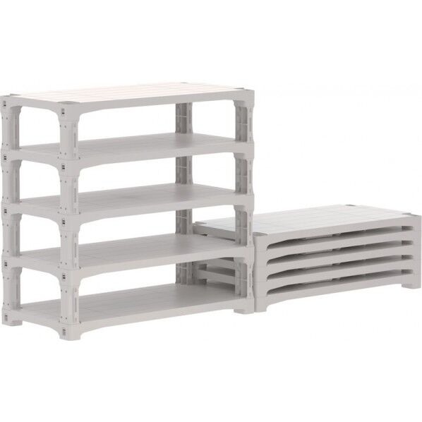 サンコー 806931 TLプラスチック棚9045-S Aグレー Aグレー 80693104GL804 1点...