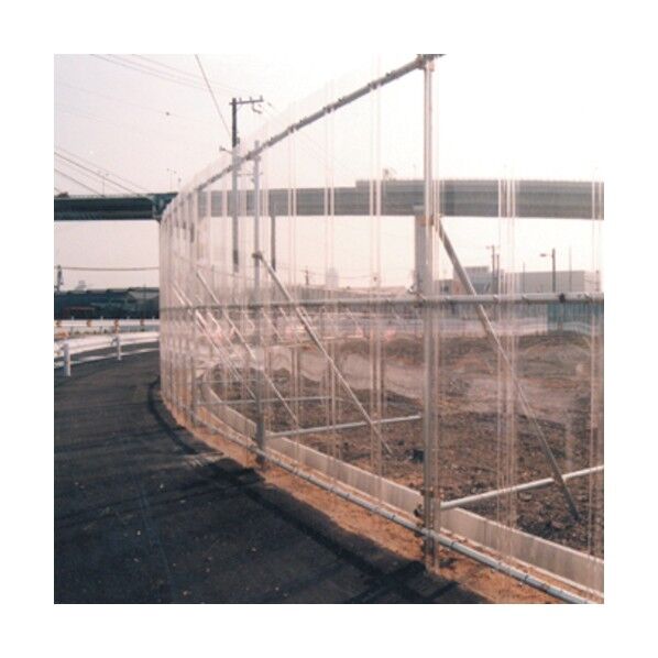 ※法人専用品※ ポリカーボネート透明仮囲い クリアフェンス 2000mmX540mm CLEARFENCE-A-2000A 1枚...