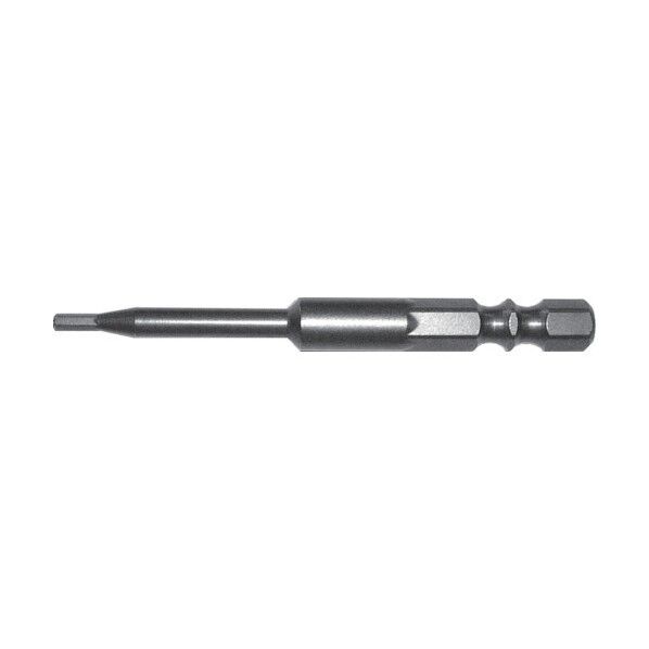 6.35六角シャンクW溝ヘキサゴンビットH1.5全長100先端径3x30
