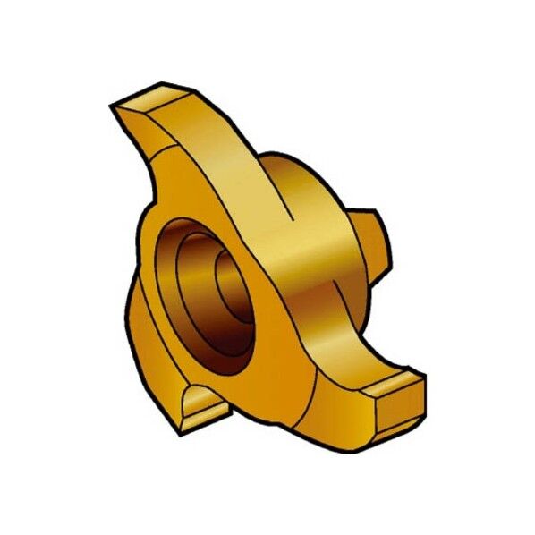 コロミル327用面取り付サークリップ溝入れチップCOAT