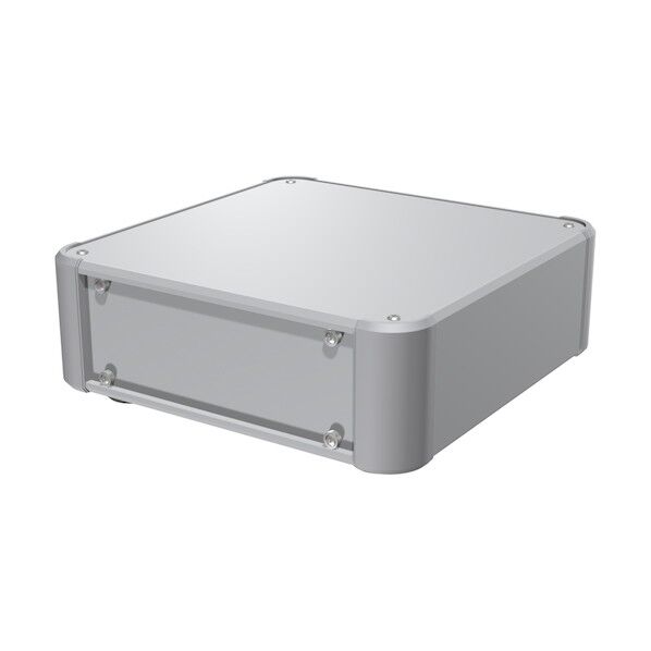 ※法人専用品※タカチ電機工業 パネル脱着アルミサッシケース シルバー/シルバー AUP88-43-25RP-SS 0...