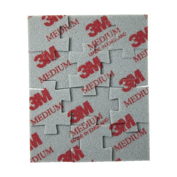 スリーエム ジグソーパズル型スポンジ研磨材 114×140mm 1点 x 10点...