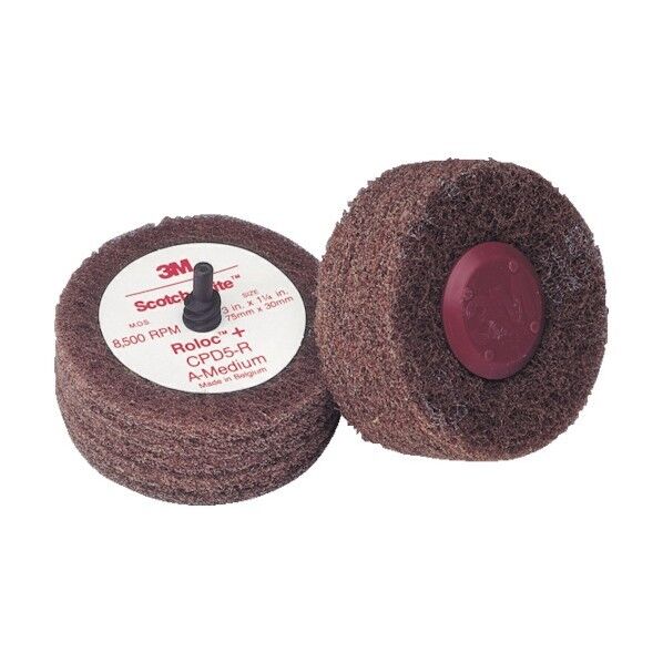 スリーエム ロロック CPD5 75mm #180相当 茶 ROLOCCPD5AM3IN 8363353 便利グッズ(文具・OA機器) 1個 x 10点...