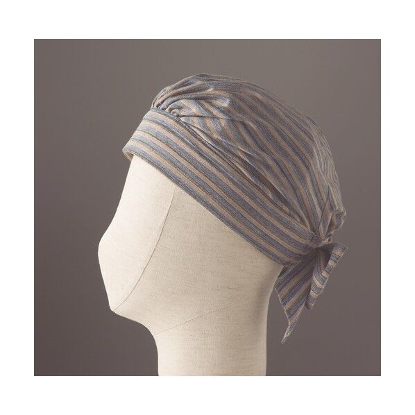 abonetホーム ターバンN ストライプブルー 2029 ターバンN 1足