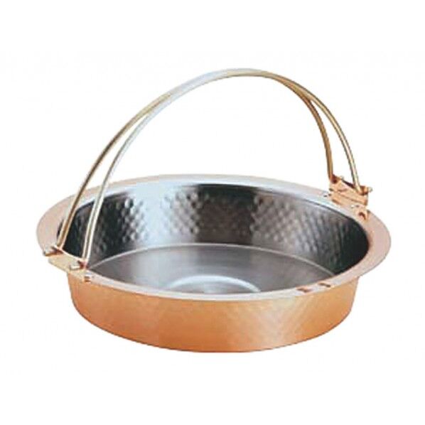 銅製槌目入すきやき鍋 293052