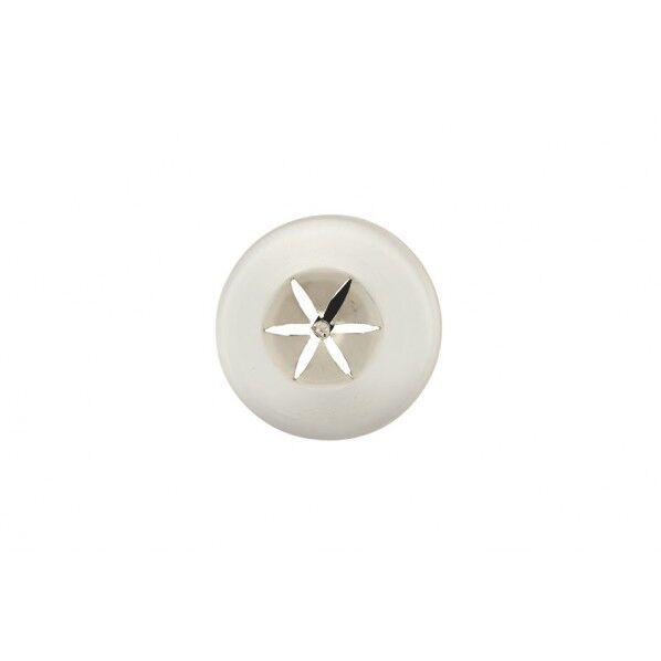 口金 花 6切 ヘソ有 #171 直径×高さ 絞り口(最大)mm:φ25×H43約φ12 480187 1点