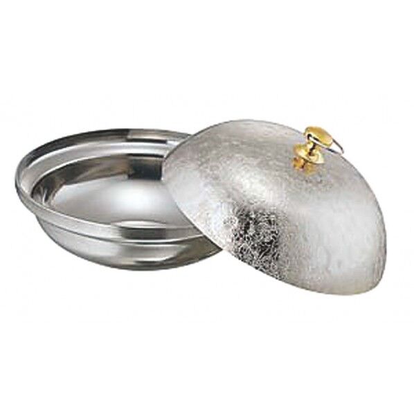 小鍋(菊模様) 小 目皿無し 外径×高さmm:φ135×H90 417004 1点