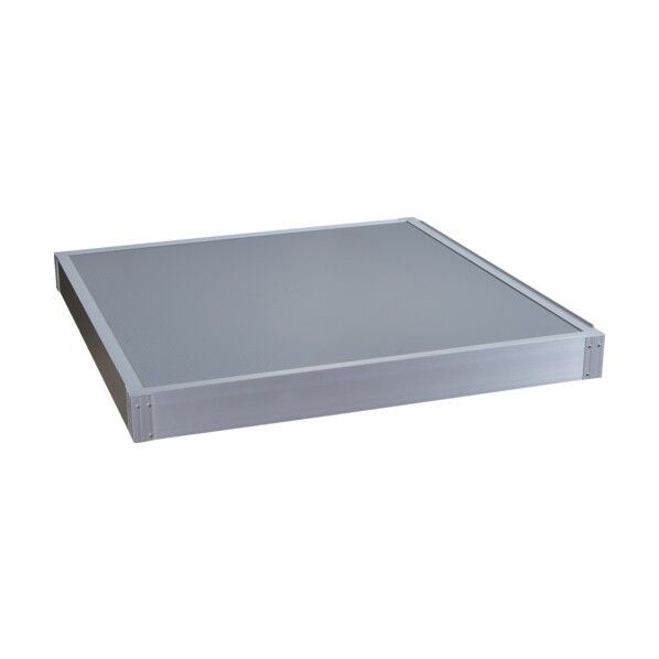 ※法人専用品※トラスコ(TRUSCO) スタックカーゴ3面パネルタイプ棚仕様用上蓋 グレー SCP3-FT 1枚...