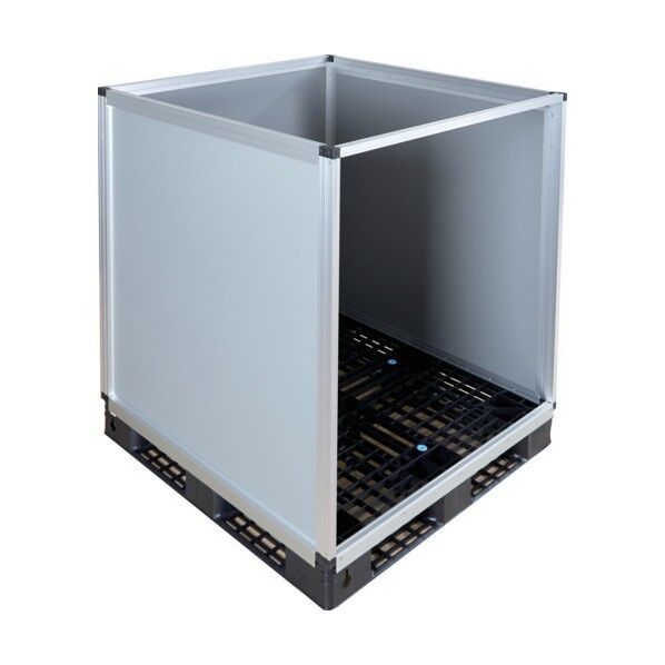 ※法人専用品※トラスコ(TRUSCO) スタックカーゴ3面パネルタイプ棚仕様 SCP3-1111 1S...
