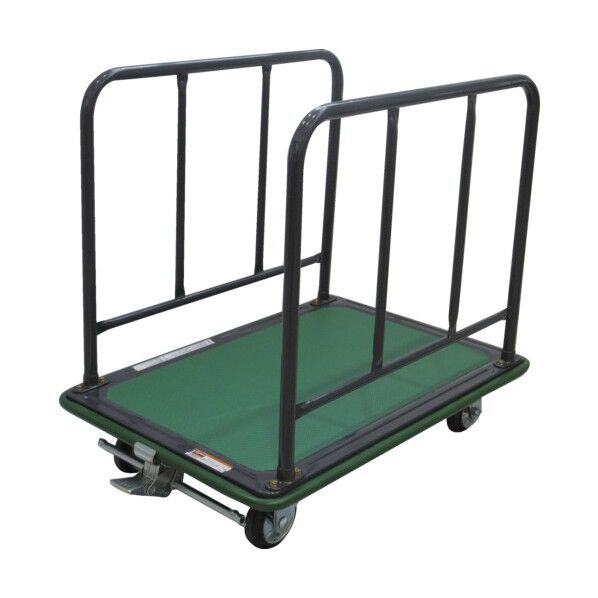 ※法人専用品※トラスコ(TRUSCO) ハイグレード運搬車 サイドハンドル型 946X646 ストッパー付 310SEBN 1台...
