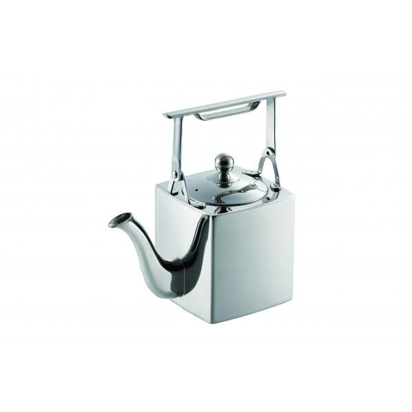 燕舞18-8角型シノアポット 茶漉網･氷用中子付 161049