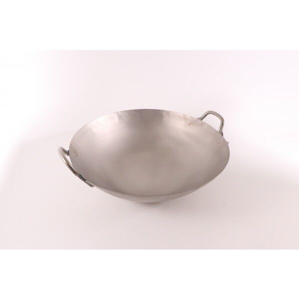 チタニアチタン両手中華鍋 006380