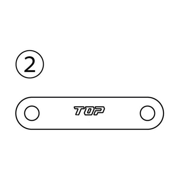  ギアプーラー部品 連結板 GP-300-C 1点...