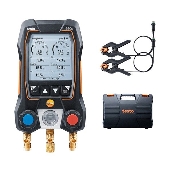 デジタルマニホールド testo550s ベーシックセット 0564 5501 55 1点