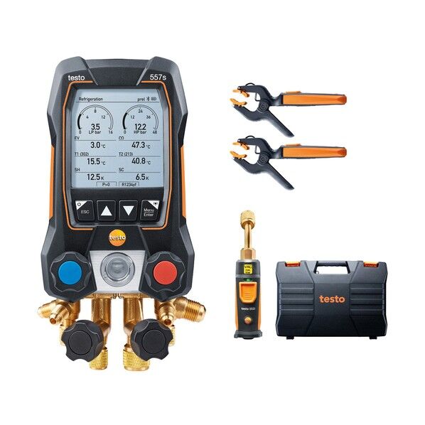 デジタルマニホールド testo557s セット 0564 5571 55 1点