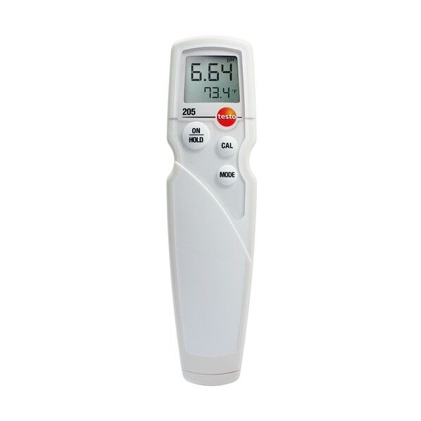 テストー pH計 testo 205 pH計 0563 2051 1台...