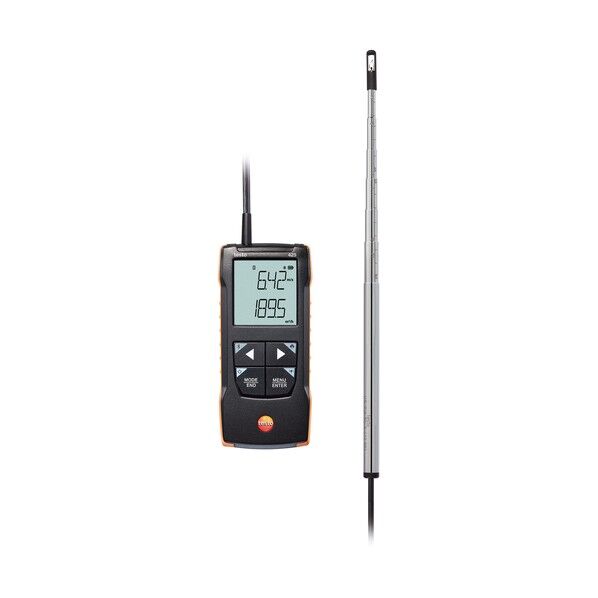 ※法人専用品※テストー 熱線式風速計 testo 425 風速・温度校正書類付(無記名) 0563 0425X3011X1001 Z 1台...
