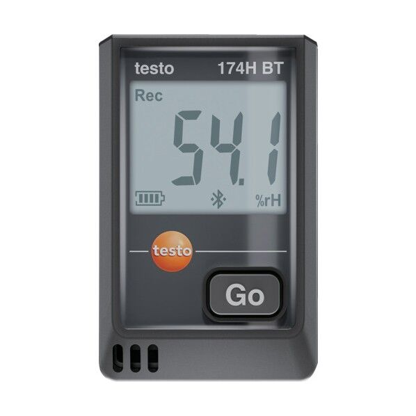  温湿度データロガー（Bluetooth） testo 174H BT（黒） 0572 1743 02 1台...