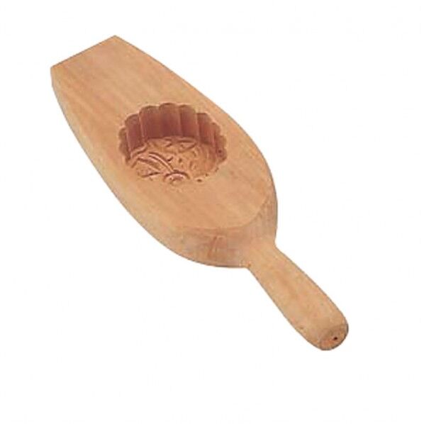 木製 月餅抜型 小判 大 出来上がり寸法 縦×横×高さmm:80×60×H32 1点