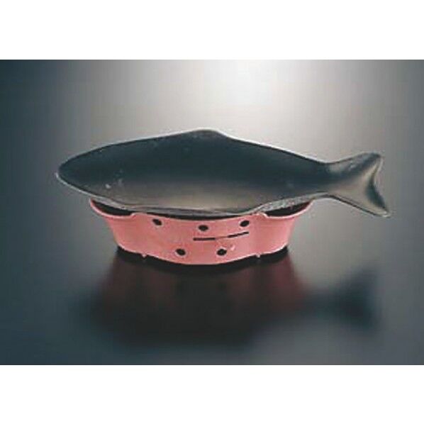 魚型コンロセット トレー410X180XH55 コンロ横×縦×高さ トレー横×縦×高さmm:265×130×H80 410×180×H55 1点