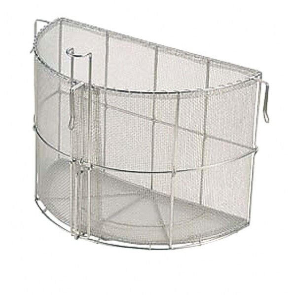 18-8半円スープ取ザル 27cm用 外寸×高さmm:250×140×H250 1点