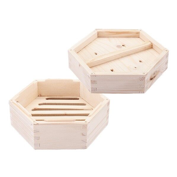 木製六角形セイロ 436397