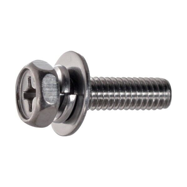 十字穴付六角組込ボルトP=3ステンレスM12X30 S290-1230 1本...