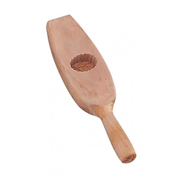 木製月餅抜型 小 1ヶ取 小判 出来上がり寸法 縦×横×高さmm:45×32×H32 1点