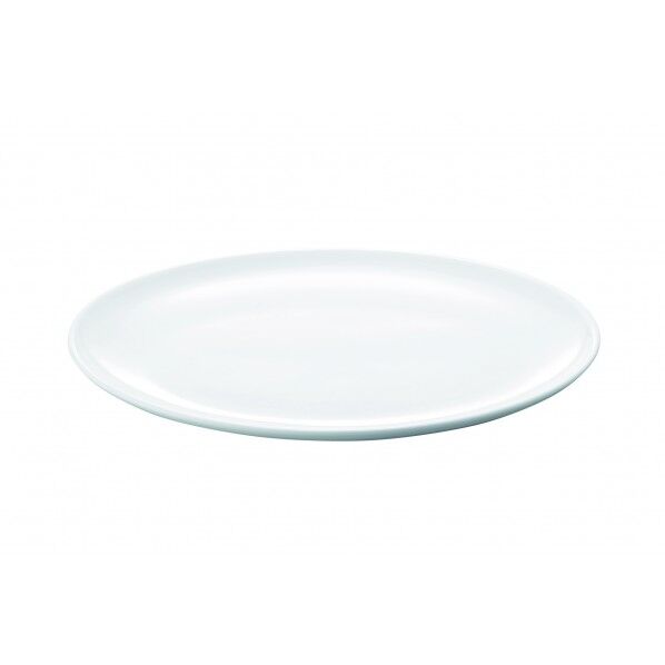 燕舞ボーンチャイナ オーバルプレート 10インチ 縦×横×高さmm:254×188×H24 1点