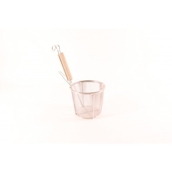 木柄平底うどんてぼ (丸木柄) 外径×深さmm:φ150×120 1点