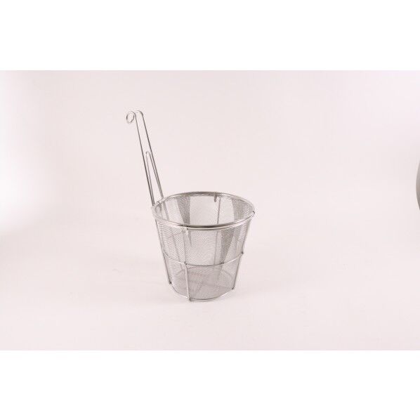 麺ストレーナー (極細14メッシュ) 上外径×下外径×深さ×柄長mm:φ195×φ130×170×180 1点